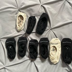 Smart wool no-show socks (9 pairs)